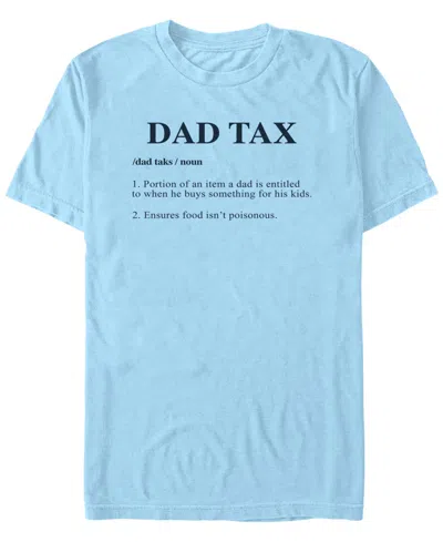 Fifth Sun Men's Dad Tax Short Sleeve T-shirt In Blue