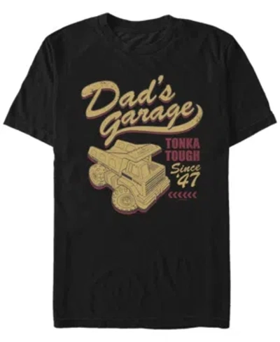 Fifth Sun Men's Dads Garage Short Sleeve Crew T-shirt In Black
