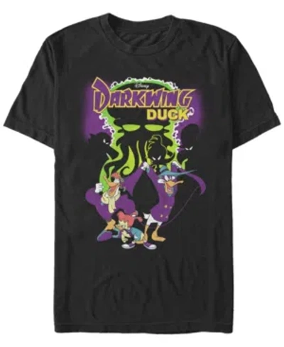 Fifth Sun Men's Darkwing Duck Dangerous Short Sleeve T-shirt In Black