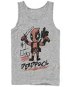 Fifth Sun Mens Deadpool Dad Tank In Athletic Heather
