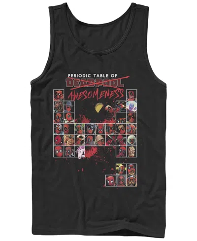 Fifth Sun Mens Deadpool Periodic Tank In Black