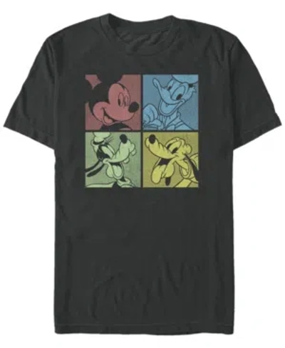 Fifth Sun Men's Fab Four Short Sleeve Crew T-shirt In Black