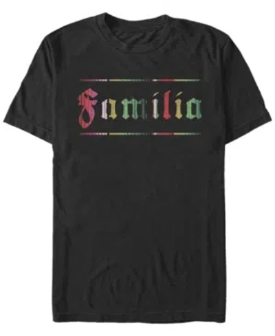 Fifth Sun Men's Familia Blanket Short Sleeve Crew T-shirt In Black
