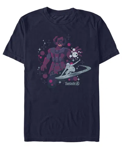 Fifth Sun Men's Fantastic 4 First Steps Crewneck T-shirt In Blue