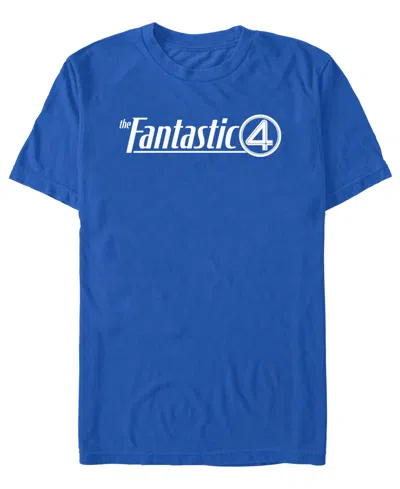 Fifth Sun Men's Fantastic 4 First Steps Crewneck T-shirt In Blue