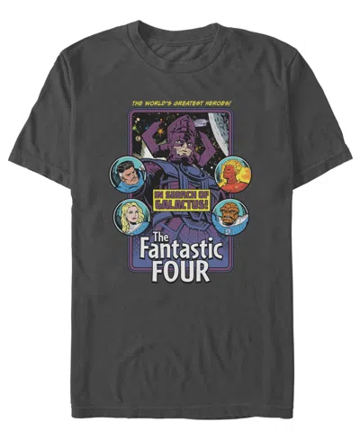 Fifth Sun Men's Fantastic 4 First Steps Crewneck T-shirt In Gray