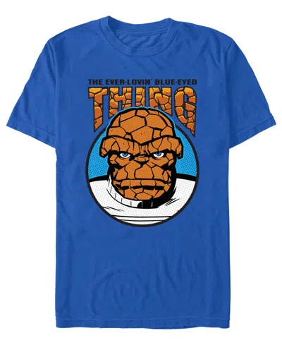 Fifth Sun Men's Fantastic 4 First Steps Regular Fit T-shirt In Blue