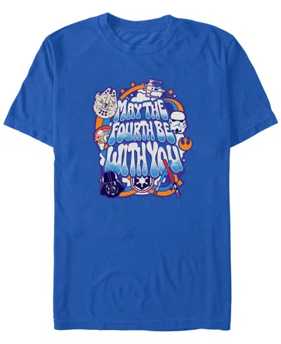 Fifth Sun Men's Fourth Force Short Sleeve T-shirt In Royal
