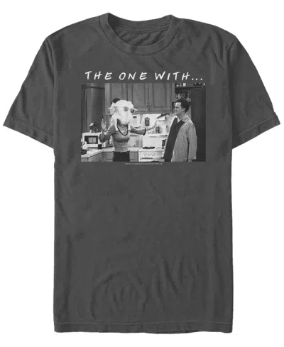 Fifth Sun Men's Friends All The Thanksgivings Short Sleeves T-shirt In Charcoal