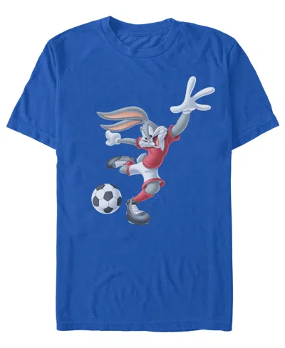 Fifth Sun Men's Futbol Bunnies Graphic T-shirt In Blue