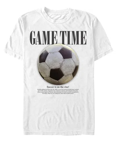 Fifth Sun Men's Game Time Graphic T-shirt In White