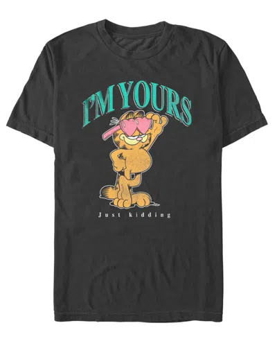 Fifth Sun Men's Garfield I'm Yours Short Sleeve T-shirt In Charcoal