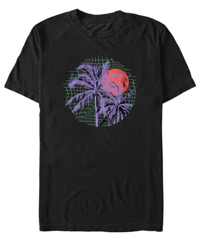 Fifth Sun Men's Generic Additude Deserted Island Chest Short Sleeves T-shirt In Black
