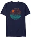 Fifth Sun Men's Generic Additude Dune Vibes Short Sleeves T-shirt In Navy