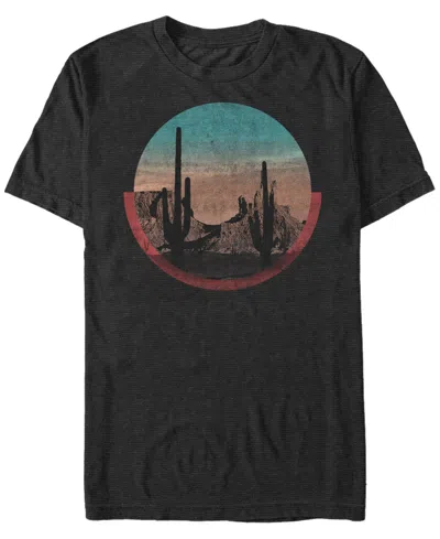 Fifth Sun Men's Generic Additude Dust Hills Short Sleeves T-shirt In Black