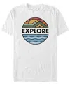 Fifth Sun Men's Generic Additude Explore Back Short Sleeves T-shirt In White