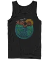 Fifth Sun Men's Generic Additude Nature Run Sleeveless Tank In Black