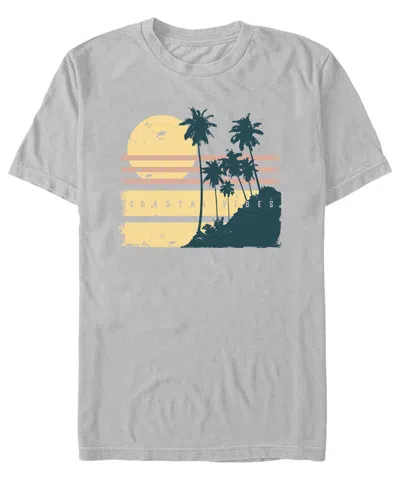 Fifth Sun Men's Generic Additude Vibes Short Sleeves T-shirt In Silver