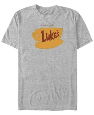 Fifth Sun Men's Gilmore Girls Tv Luke's Short Sleeve T-shirt In Athletic Heather