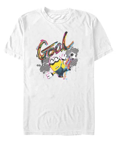 Fifth Sun Men's Goalkeeper Color Graphic T-shirt In White