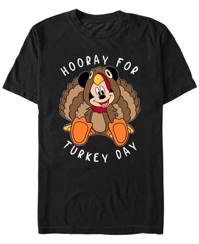 Fifth Sun Men's Gobble Mickey Short Sleeve T-shirt In Black