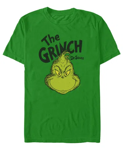 Fifth Sun Men's Grinch Graphic Short-sleeve Crewneck T-shirt In Irish Green