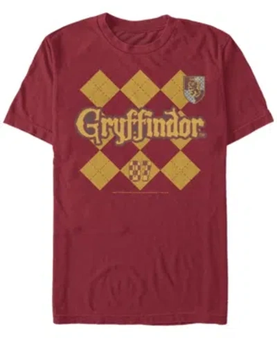 Fifth Sun Men's Gryffindor Pride Short Sleeve Crew T-shirt In Cardinal