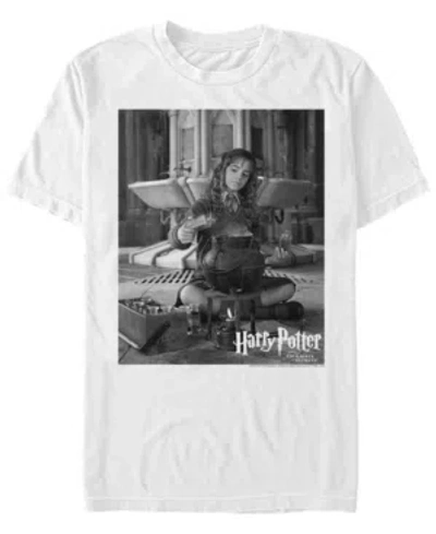 Fifth Sun Men's Hermione Potions Short Sleeve Crew T-shirt In White