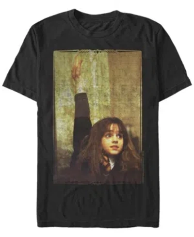 Fifth Sun Men's Hermoine Hand Raise Short Sleeve Crew T-shirt In Black