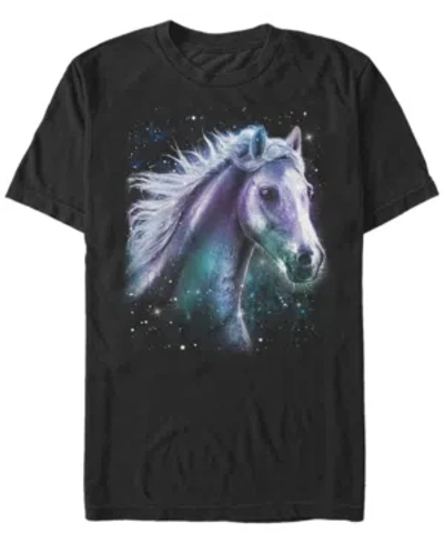 Fifth Sun Men's Horse Stars Short Sleeve Crew T-shirt In Black