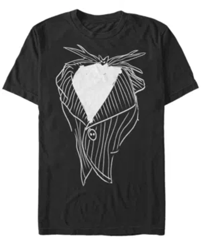 Fifth Sun Men's Jack Costume Short Sleeve Crew T-shirt In Black