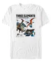 Fifth Sun Men's Jurassic World Rebirth Crewneck T-shirt In White