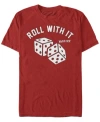 Fifth Sun Men's Just Roll Short Sleeve Crew T-shirt In Red