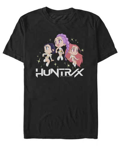 Fifth Sun Men's K-pop Demon Hunters Graphic Print Short-sleeve T-shirt In Black
