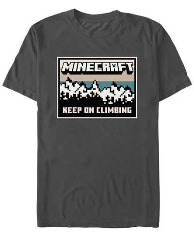 Fifth Sun Men's Keep On Climbing Short Sleeve T-shirt In Charcoal
