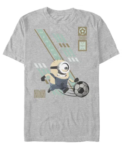 Fifth Sun Men's Kick The Ball Graphic T-shirt In Gray