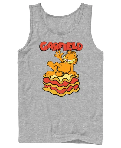 Fifth Sun Men's King Of Lasagna Tank Top In Gray