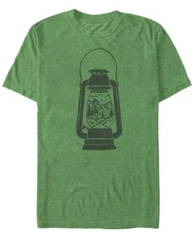 Fifth Sun Men's Lantern Short Sleeve Crew T-shirt In Kelly Heather