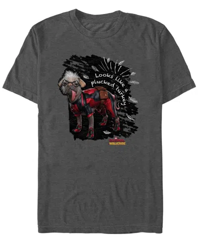 Fifth Sun Mens Looks Like A Plucked Turkey Short Sleeve T-shirt In Charcoal Heather