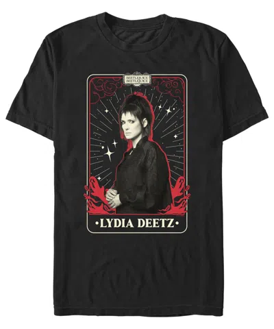 Fifth Sun Men's Lydia Deetz Tarot Short Sleeve T-shirt In Black