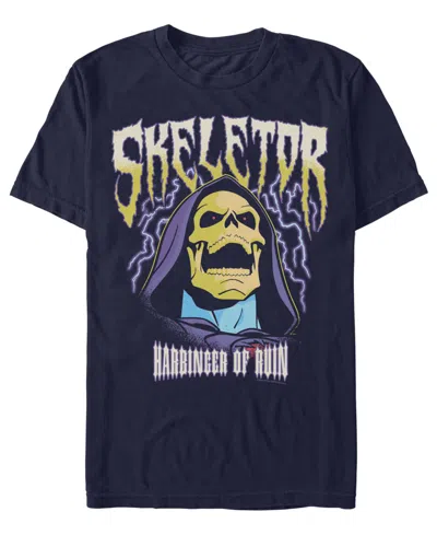 Fifth Sun Men's Masters Of The Universe Metaltor Head Graphic Retro T-shirt In Blue