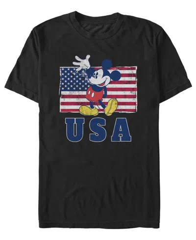Fifth Sun Men's Merica Mickey Graphic T-shirt In Black