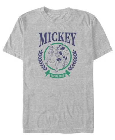 Fifth Sun Men's Mickey Classic Crewneck T-shirt In Gray