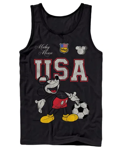 Fifth Sun Men's Mickey In The Usa Graphic Tank Top In Black