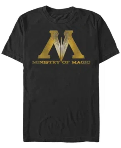 Fifth Sun Men's Ministry Of Magic Logo Short Sleeve Crew T-shirt In Black