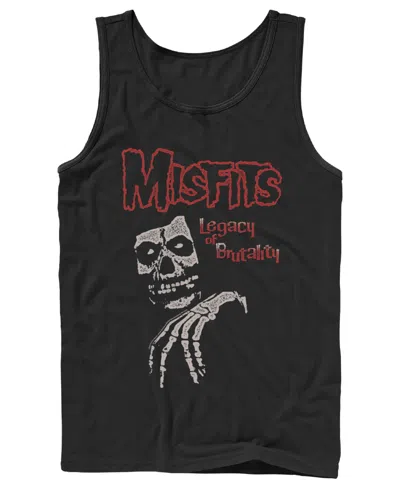 Fifth Sun Men's Misfits Legacy Of Brutality Skull Graphic Tank Top In Black