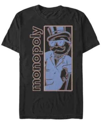Fifth Sun Men's Monopoly Colors Short Sleeve Crew T-shirt In Black