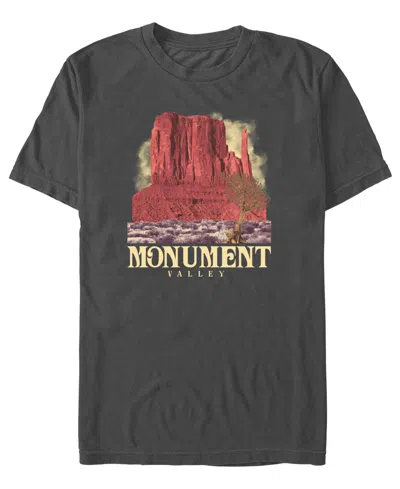 Fifth Sun Men's Monument Valley Graphic Americana Cotton T-shirt In Charcoal