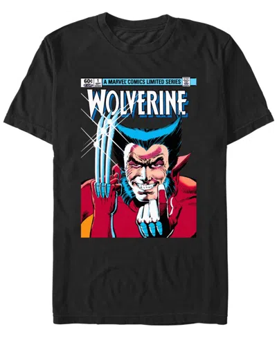 Fifth Sun Mens Mvl Wolverine 1st Issue Short Sleeve T-shirt In Black