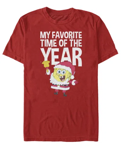 Fifth Sun Men's My Favorite Time Of The Year Spongebob Graphic T-shirt In Multi